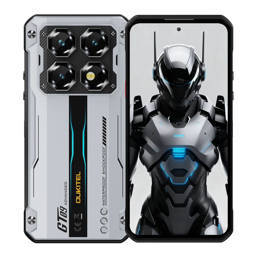 Smartfon Oukitel WP60 5G 7.2" 16/512GB 120Hz 108Mpix Srebrny