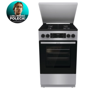 Kuchnia gazowo-elektryczna Gorenje G600 GK5C43SH Termoobieg Funkcja pizza