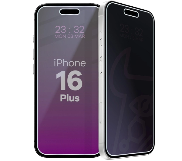 Bizon prywatyzujące Glass Mule Shadow do iPhone 16 Plus