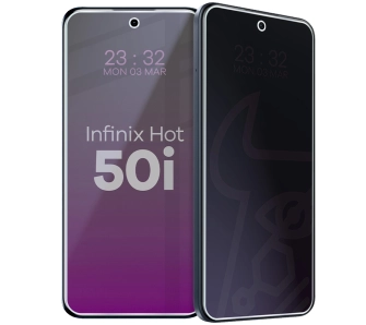 Szkło hybrydowe Bizon prywatyzujące Glass Mule Shadow do Infinix Hot 50i