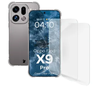 Folia ochronna Bizon Case Clear Pack do Oppo Find X9 Pro Przezroczysty
