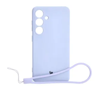 Etui Bizon Silicone Sq do Galaxy S24 Plus Liliowy