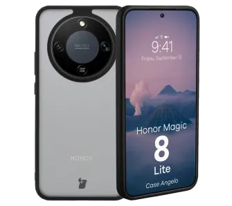 Etui Bizon Angelo do Honor Magic8 Lite Czarny