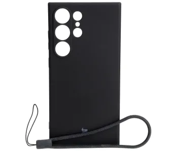 Etui Bizon Silicone Sq do Galaxy S24 Ultra Czarny