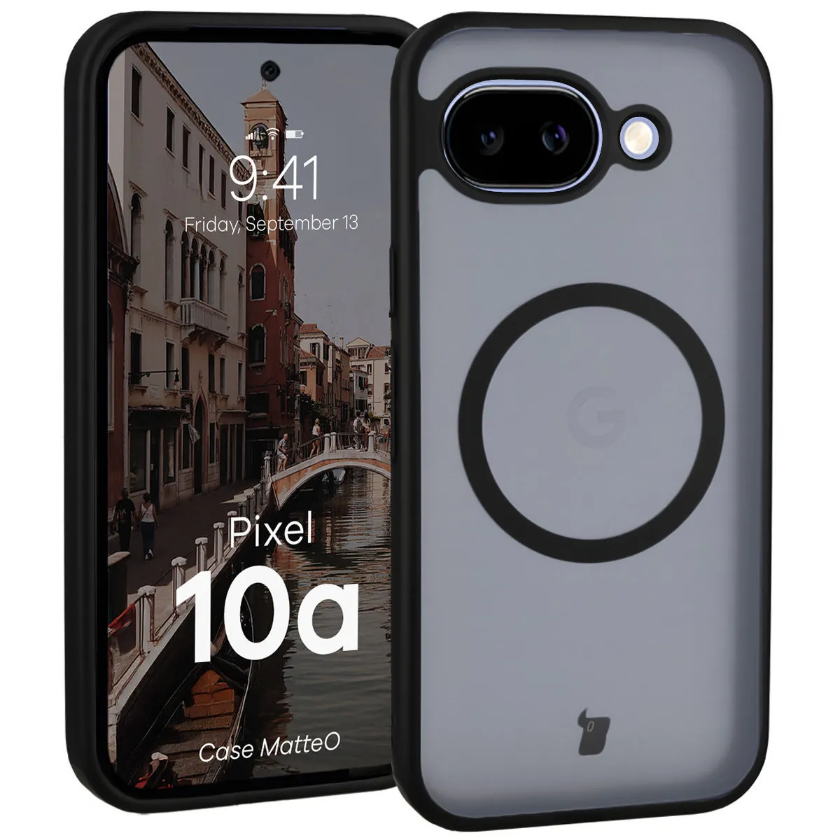 Etui Bizon MatteO do Google Pixel 10a Czarny