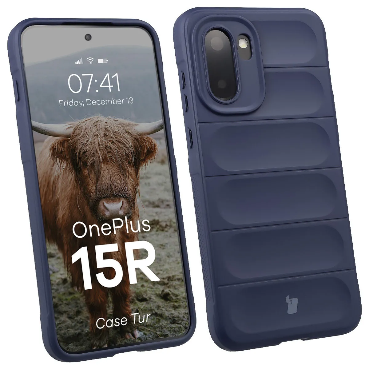 Etui Bizon Tur do OnePlus 15R Granatowy