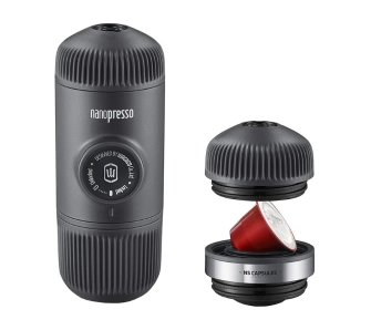 Ekspres przenośny Wacaco Nanopresso Czarny + Adapter Szerokość 6,2cm