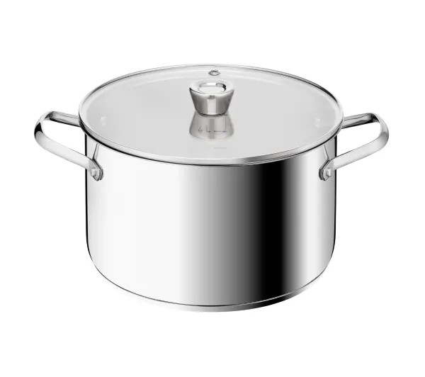 Garnki - Tefal E3366355 Indukcja Stal nierdzewna 7,7l