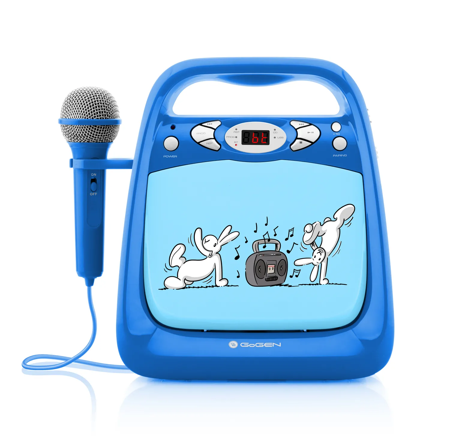 Radioodtwarzacz GoGEN BOBKARAOKEB Bluetooth Niebieski