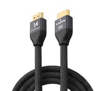 Kabel HDMI Wozinsky WHDMI-30 HDMI 2.1 8K 60Hz 48Gbps 4K 120Hz 3m Srebrny