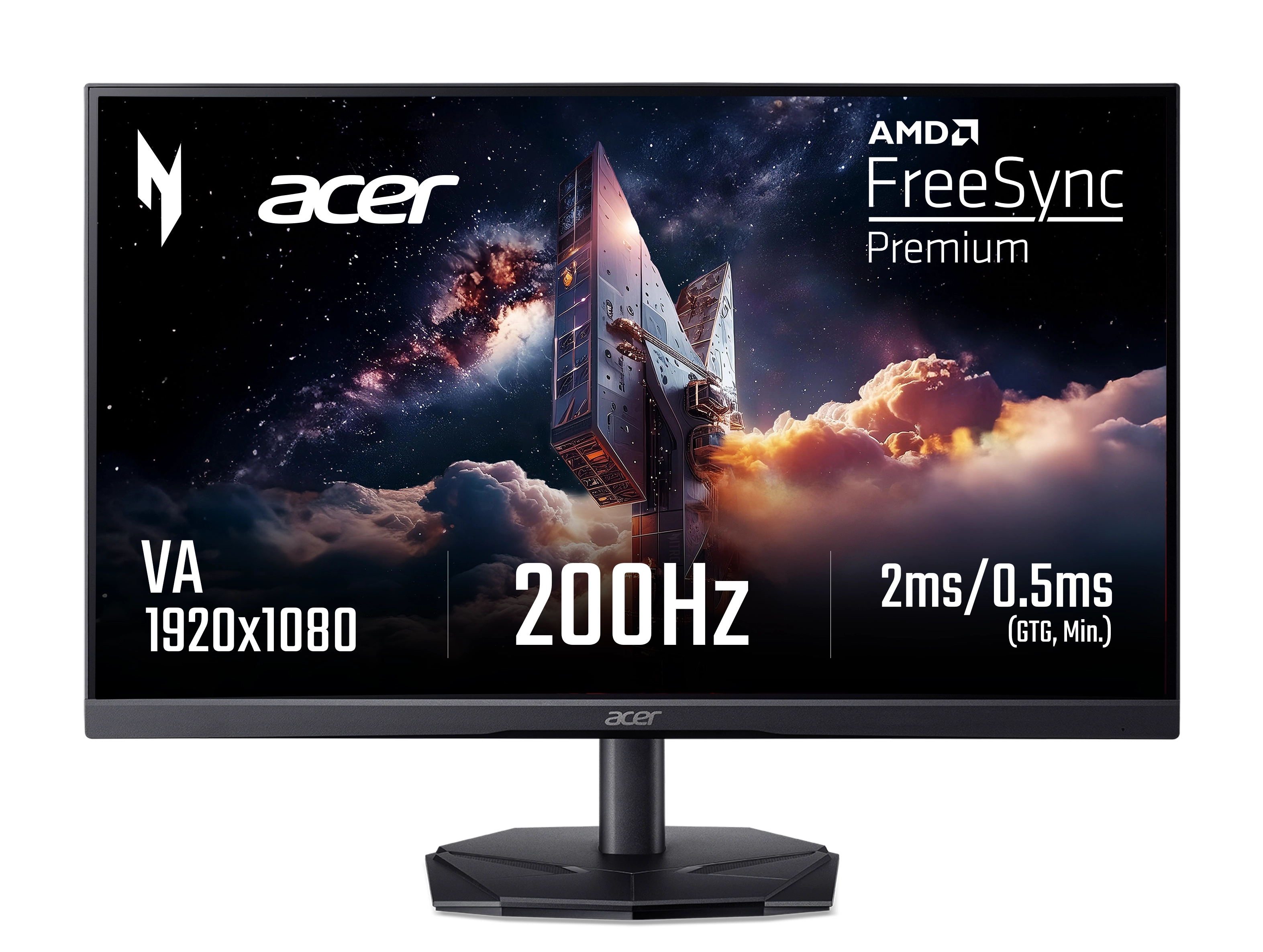 Monitor Acer Nitro KG251QX0biip 24,5" Full HD VA 200Hz 0,5ms Gamingowy