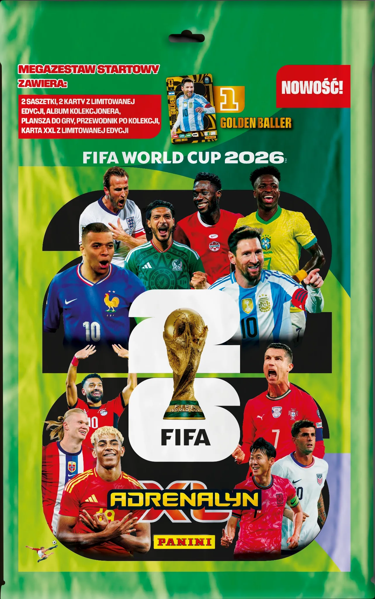 Karty kolekcjonerskie Panini FIFA World Cup 2026 - MegaZestaw Start