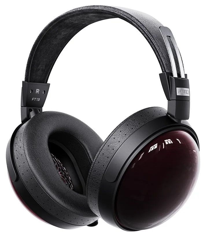 Słuchawki przewodowe FiiO FT13 Black Wood Nauszne Czarny