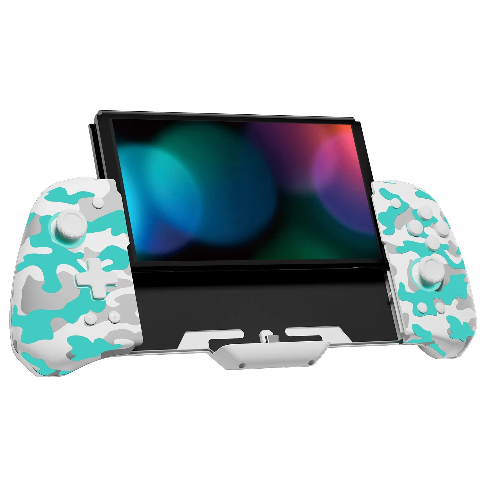 Kontroler FUNLAB Luminpad Gripcon Switch Camo White do Nintendo Switch