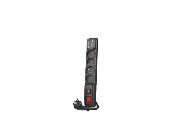 Listwa Acar F4 USB-A USB-C 4 gniazda 3m Czarny