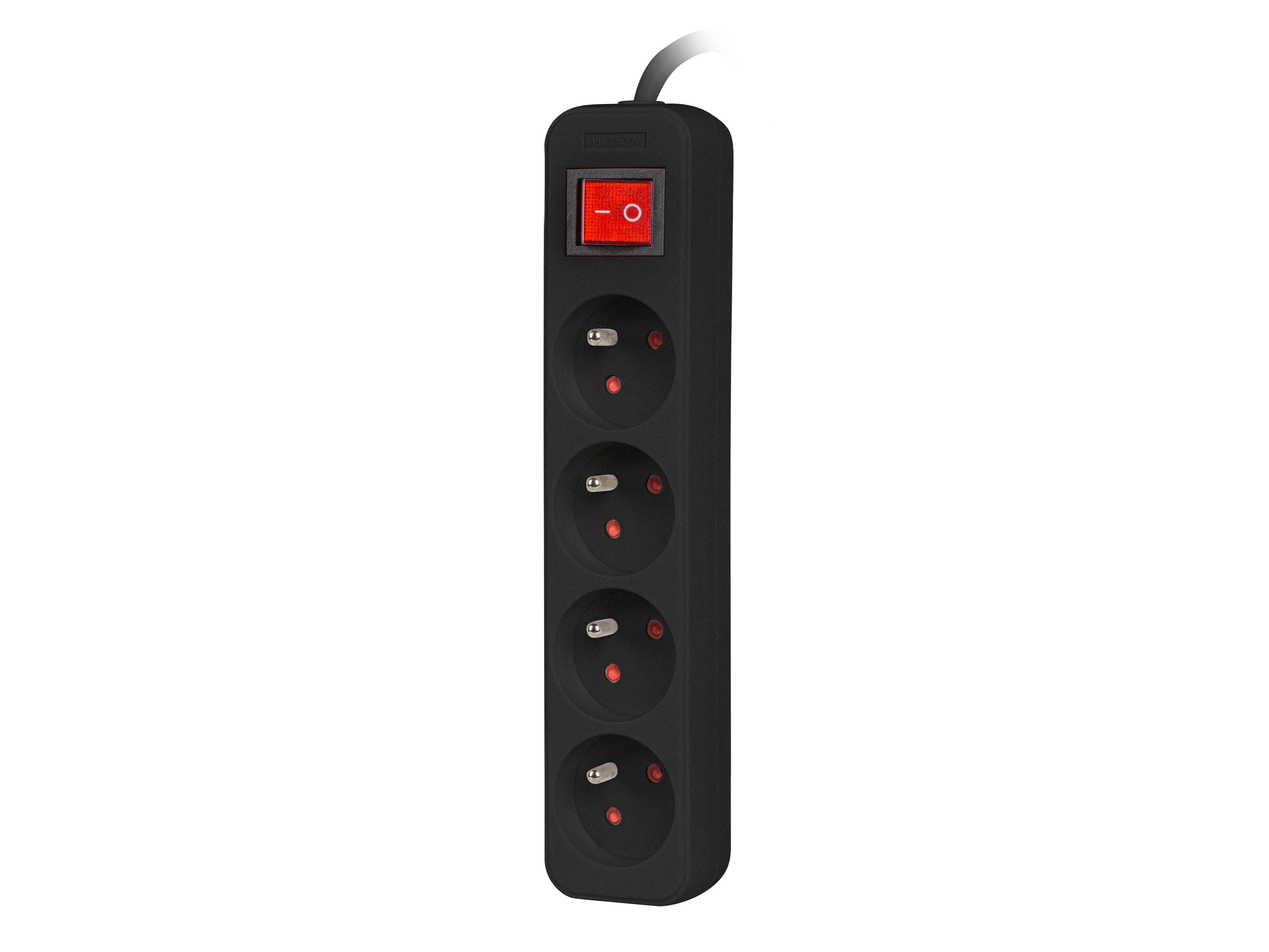 Listwa Lanberg PS1-04E-0150-BK 4 gniazda 1,5m Czarny