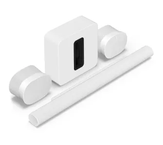 Soundbar Sonos ARC Ultra Wi-Fi Bluetooth AirPlay Dolby Atmos + Głośniki Sonos Era 300 + Subwoofer Sonos SUB Gen4 Biały
