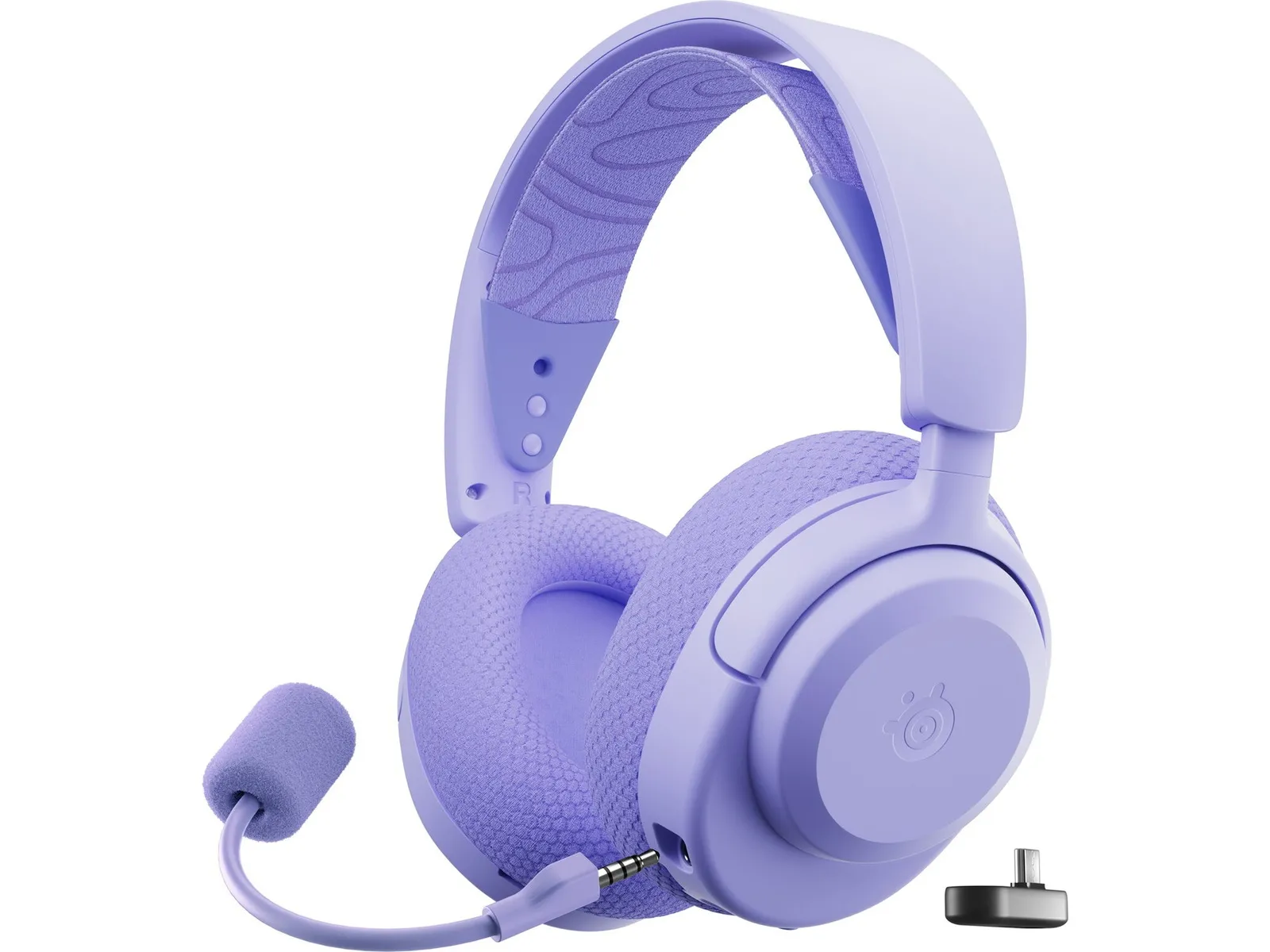 Słuchawki bezprzewodowe z mikrofonem SteelSeries Arctis Nova 3 Wireless Nauszne Lawendowy