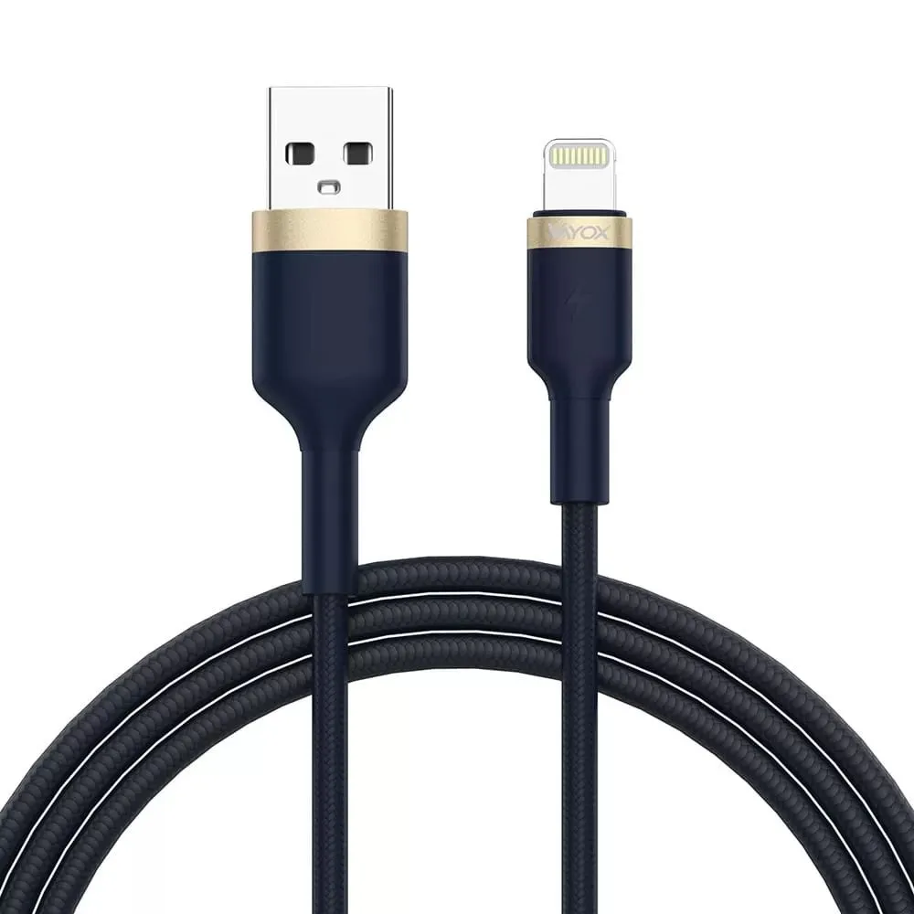 Kabel Vayox VA0060 Premium Line USB-A do Lightning 1m 3A Granatowy