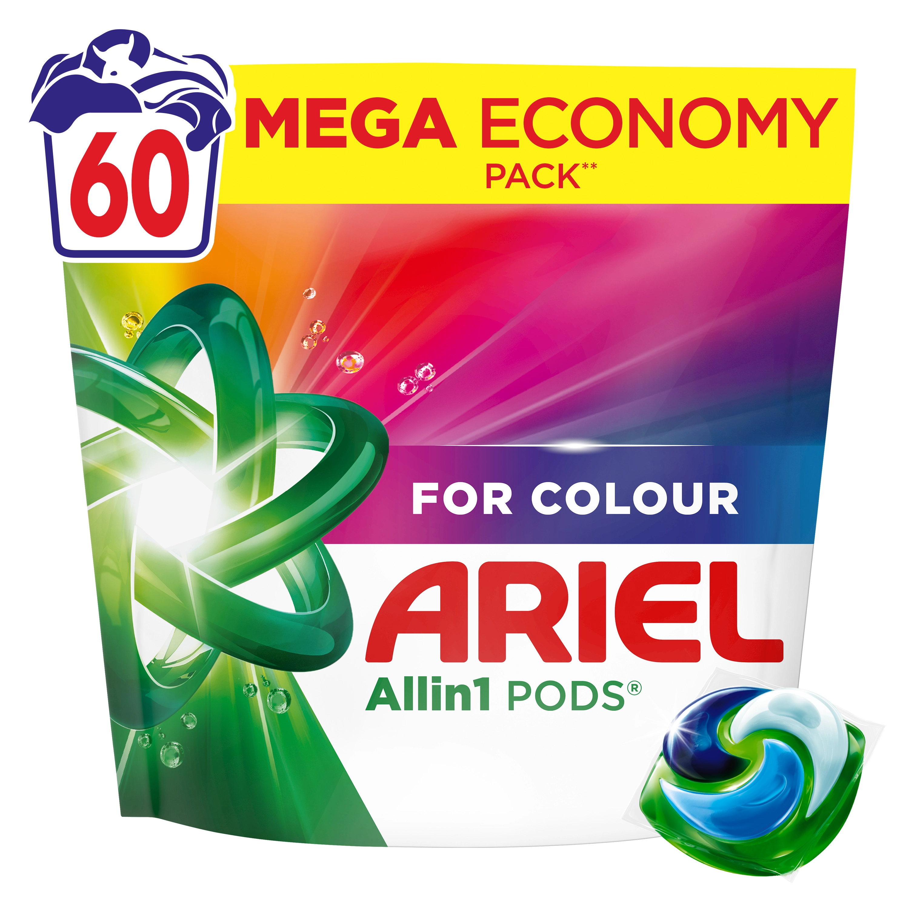 Kapsułki do prania Ariel All-in-1 PODS Color 60szt