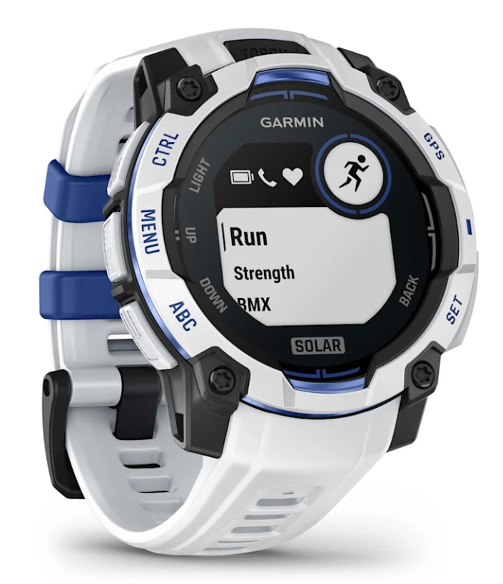 Smartwatch Garmin Instinct 3 Solar 45mm GPS Biało-niebieski