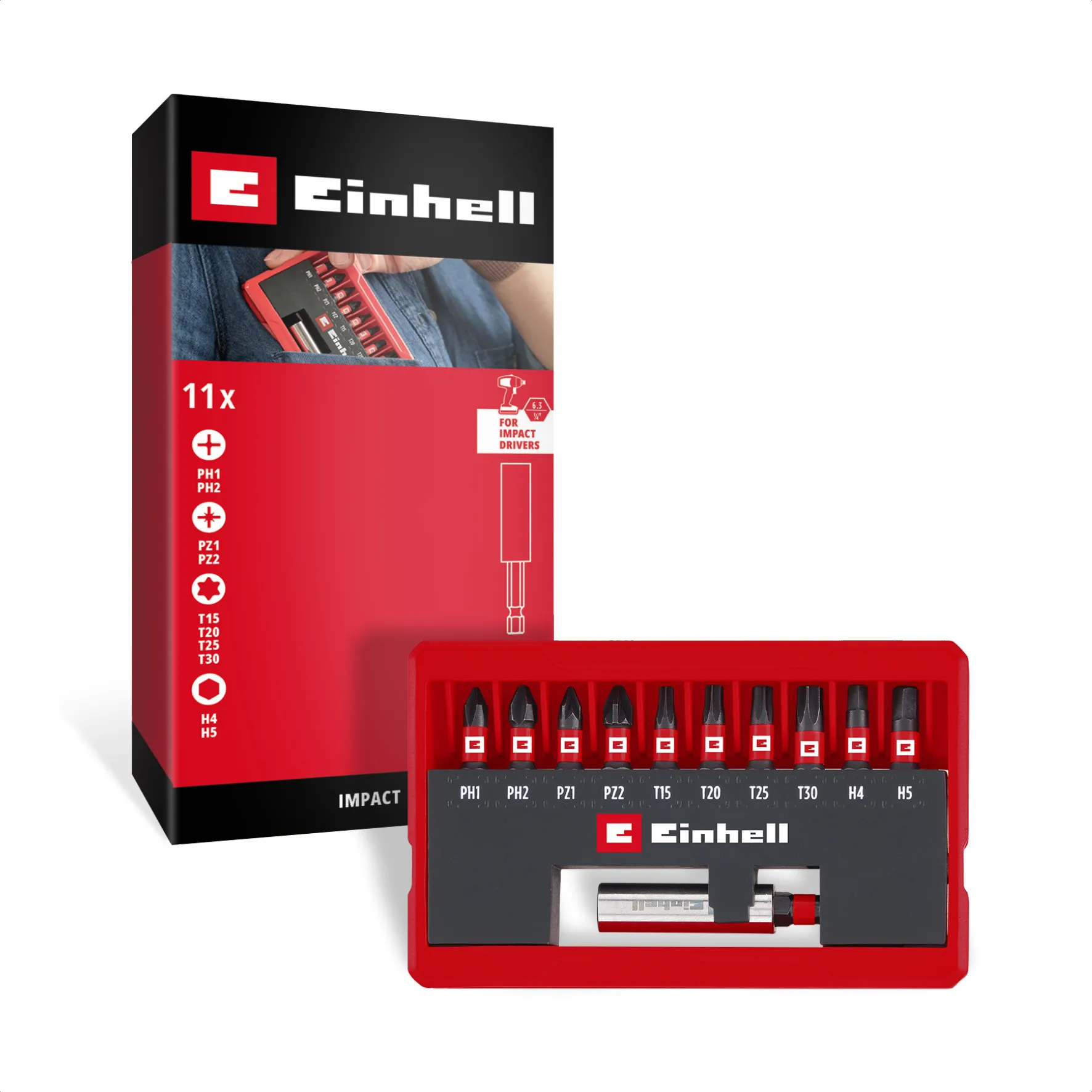 Zestaw bitów Einhell 49118673 25mm (11 szt.)