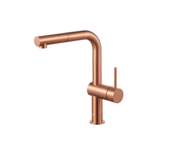 Baterie kuchenne - KFA Armatura Duero Edge 6623-510-34 Miedź szczotkowana Stal szlachetna