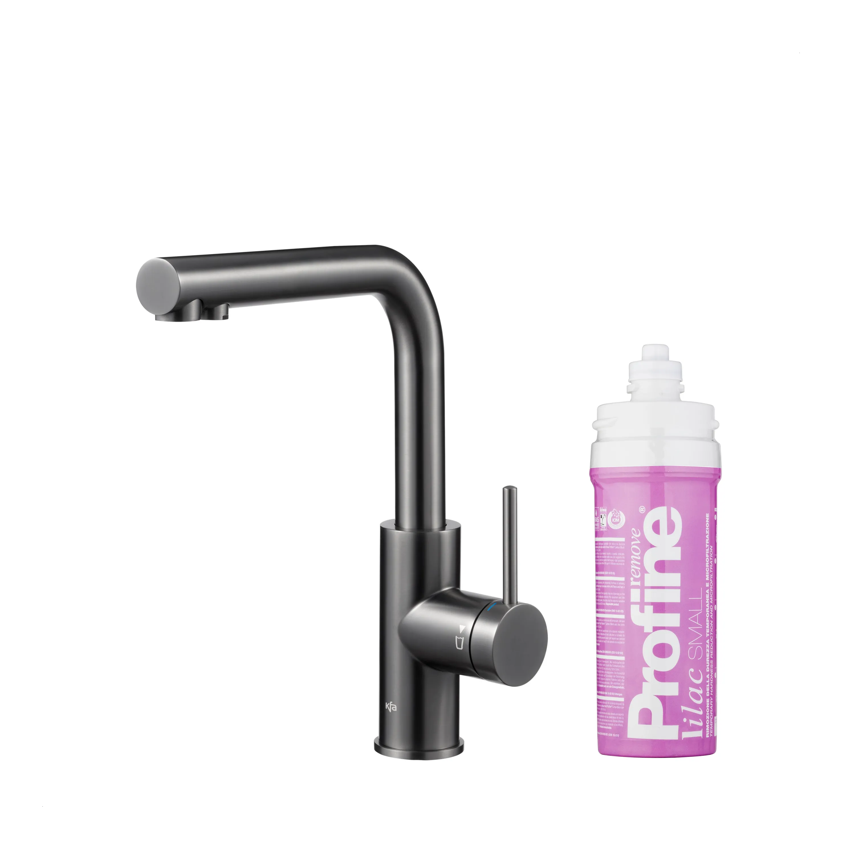 Bateria KFA Armatura Duero Pure Basic 6623-915-61 Grafitowy Stal szlachetna