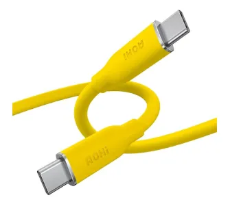Kabel AOHI Magline Silky USB-C do USB-C 140W 1m Żółty