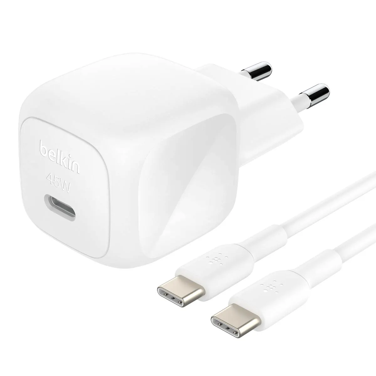 Ładowarka sieciowa Belkin BoostCharge PD 3.1 USB-C 45W Biały + kabel USB-C