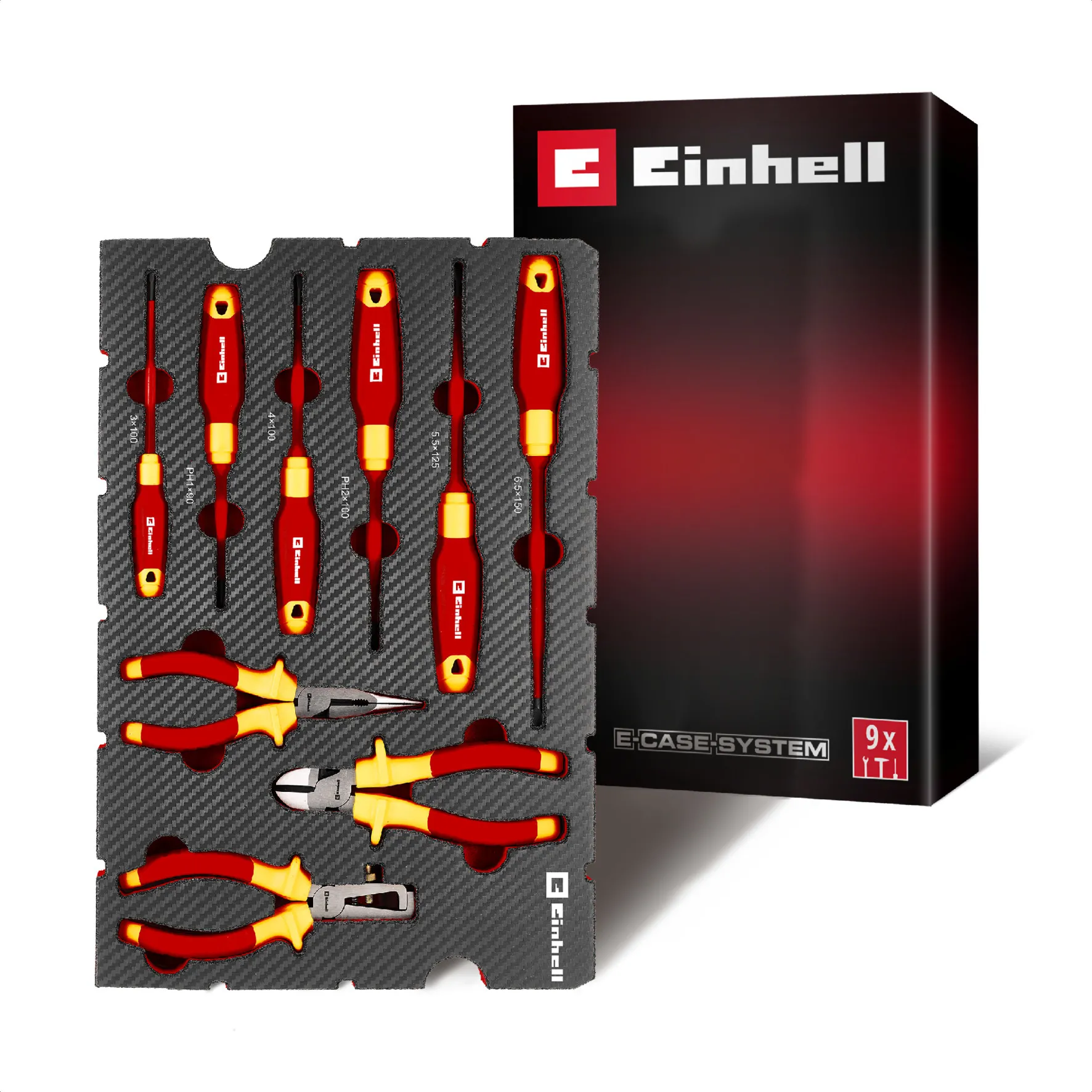 Zestaw wkrętaków Einhell 49370524 VDE E-CASE