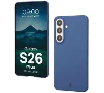 Etui Bizon Case Łupka do Galaxy S26 Plus Niebieski