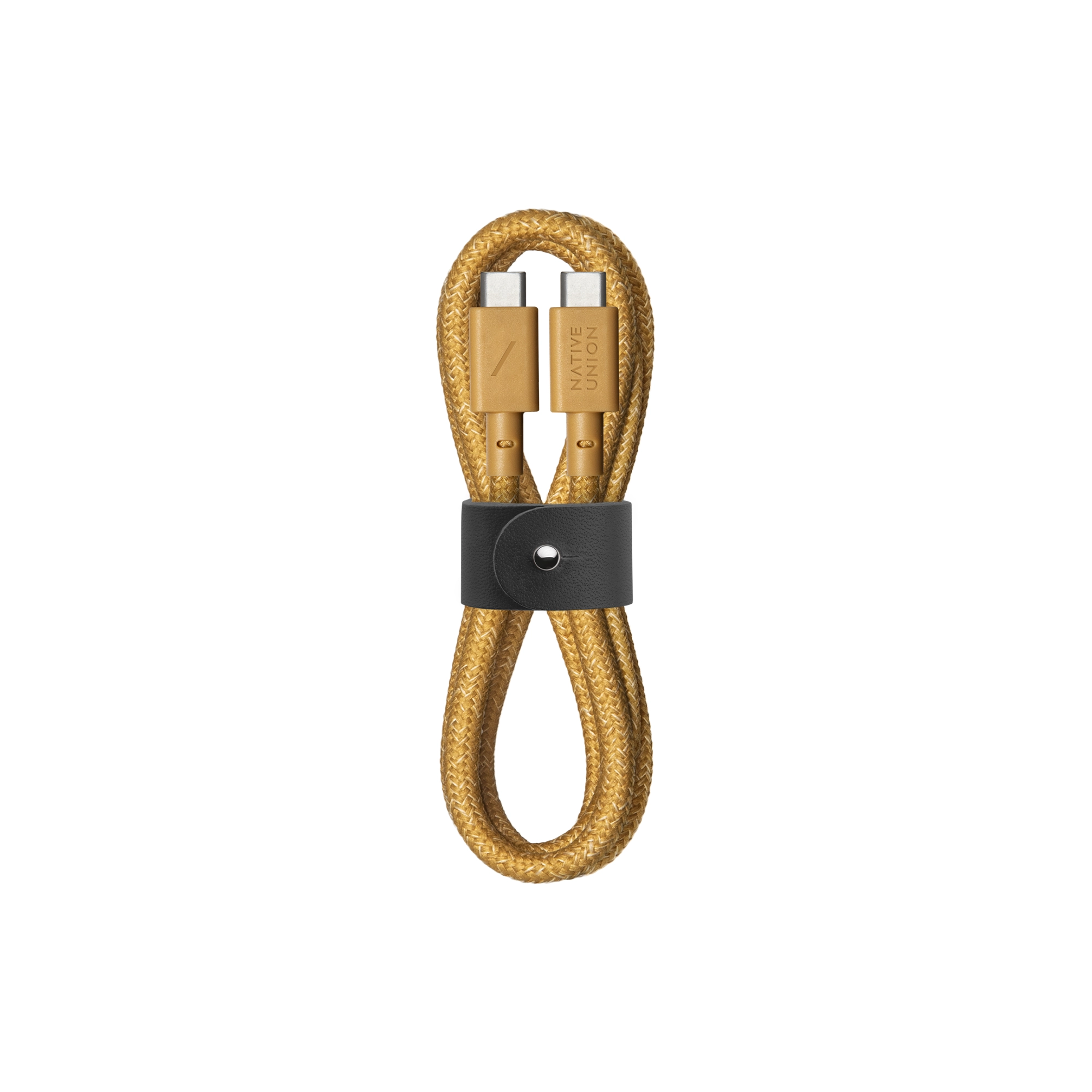 Kabel Native Union BELT-C-KFT-2-NP USB-C do USB-C 1,2m Żółty