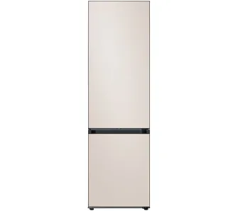 Lodówka Samsung Bespoke RB38C7B6A39/EF Funkcje AI Pełny No Frost 203cm Zdalne sterowanie Beżowe szkło