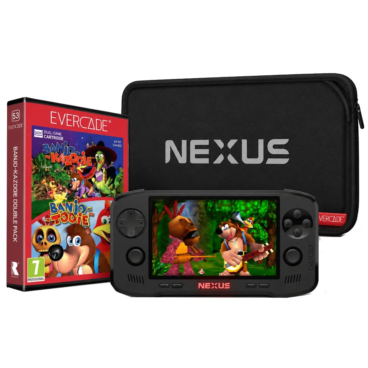 Konsola Evercade Nexus + Gra Banjo-Kazooie + Pokrowiec