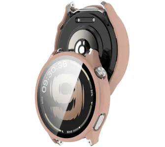 Etui Bizon Case Watch Adamo do OnePlus Watch Lite 45 mm / Oppo Watch S 45 mm Różowy