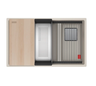 Zlewozmywak Franke Kanon KNG PRO 160-46-21 Granitowy Orzechowy