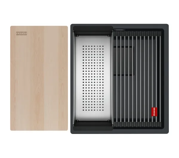 Zlewozmywaki kuchenne - Franke Kanon KNG PRO 110-37 Granitowy Czarny mat