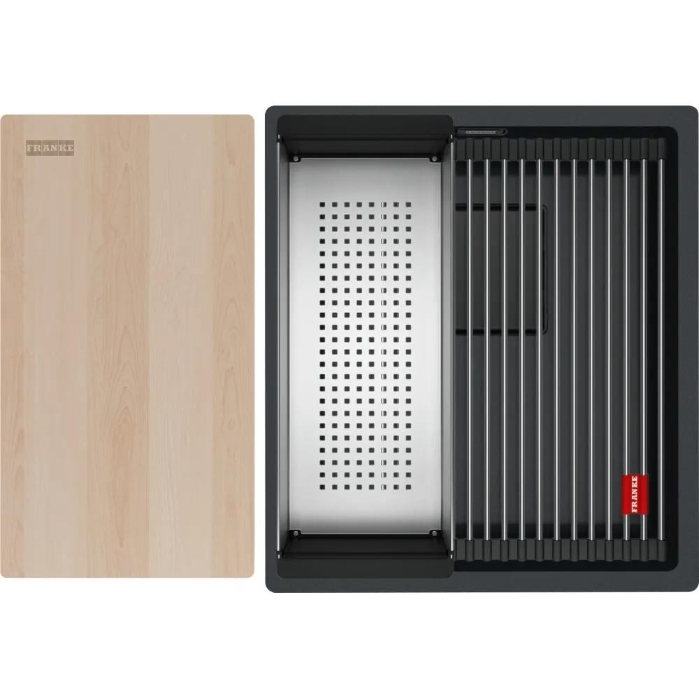 Zlewozmywak Franke Kanon KNG PRO 110-37 Granitowy Czarny mat