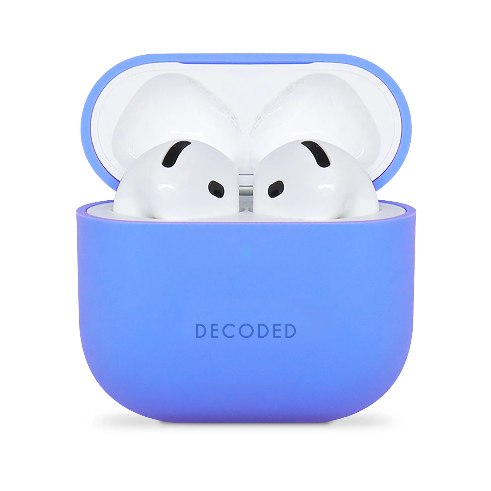 Etui na słuchawki Decoded Silicone Aircase do AirPods 4 Blue
