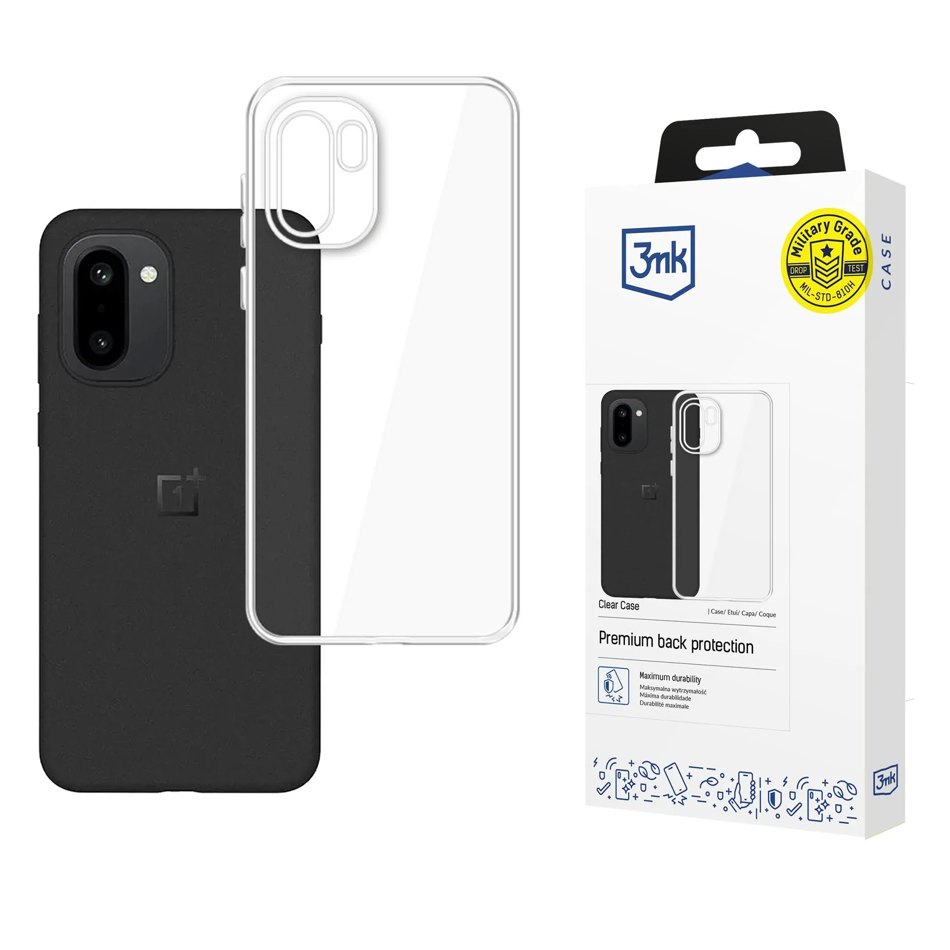 Etui 3mk Clear Case do OnePlus 15R Przezroczysty