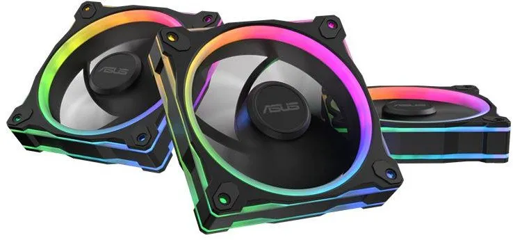 Zestaw wentylatorów ASUS Prime MR120 ARGB 120mm 3szt. Czarny