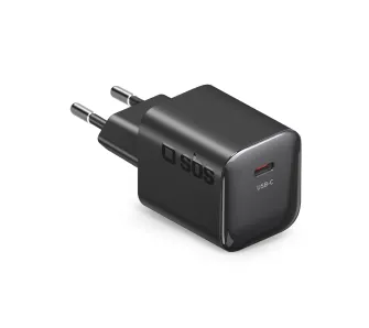 Ładowarka sieciowa SBS Mini GaN PD USB-C 30W Czarny