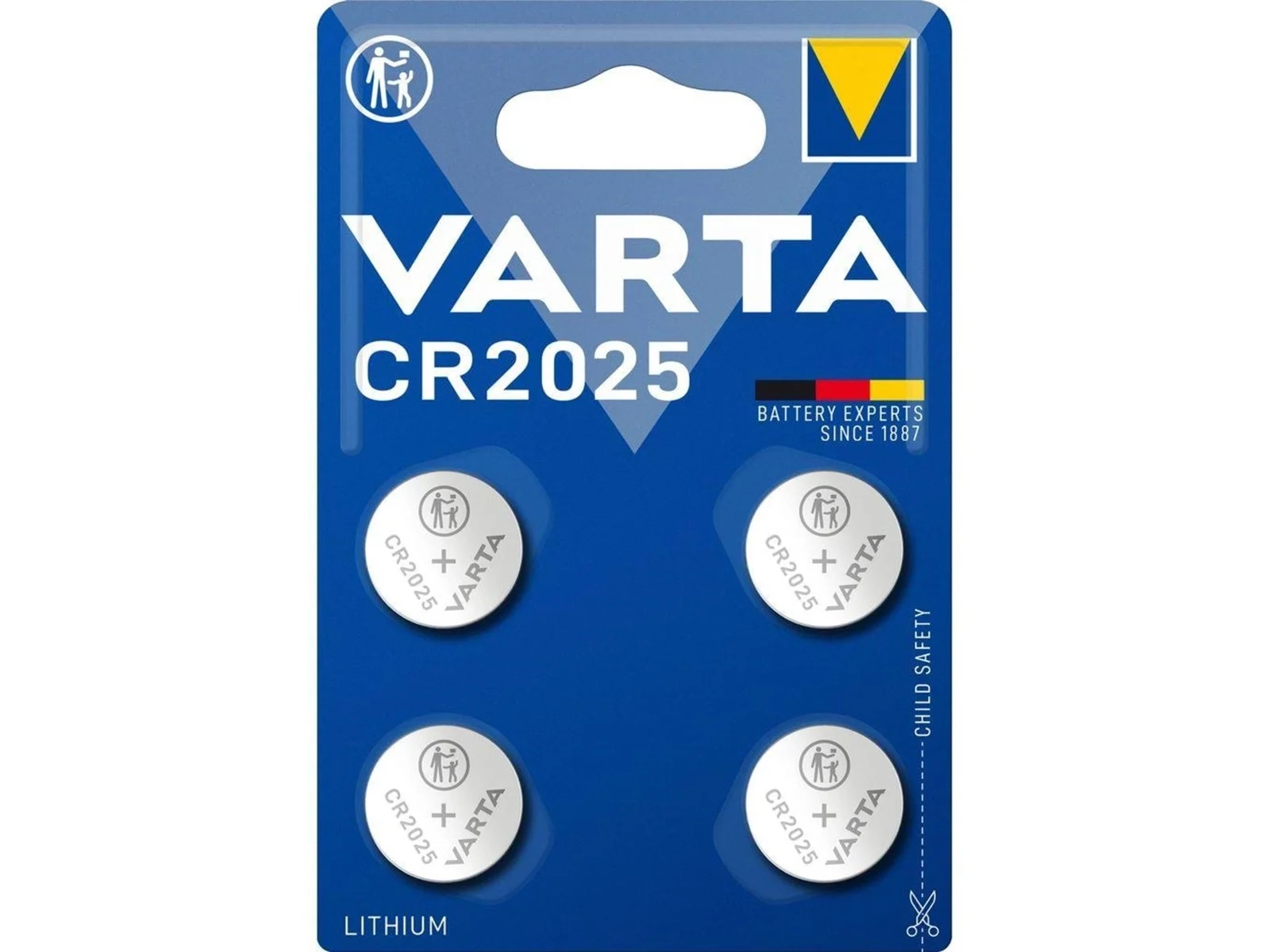 Baterie VARTA CR2025 4szt.