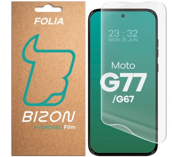 Bizon na ekran Film Hydrogel Front do  Motorola Moto G67 5G / G77 5G