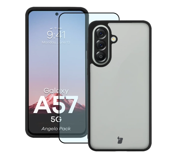 Bizon Angelo Pack do Galaxy A57 5G Czarny