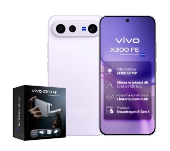 Smartfon vivo X300FE 5G 12/512GB 6,31" 120Hz 50Mpix Fioletowy + Zestaw
