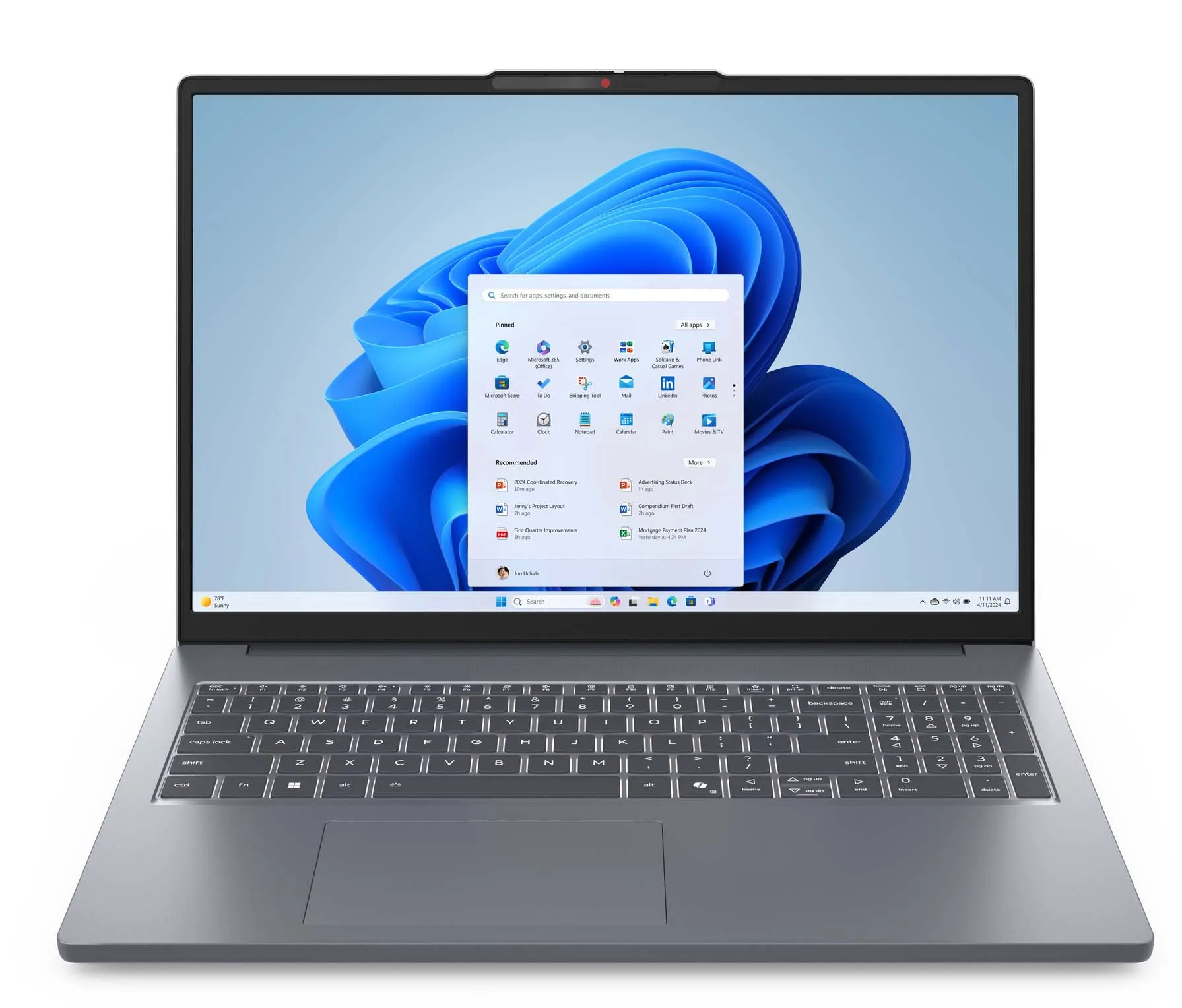 Laptop Lenovo IdeaPad Slim 3 16ARP10 16" R5 150 24GB RAM 512GB Dysk SSD Win11 Szary