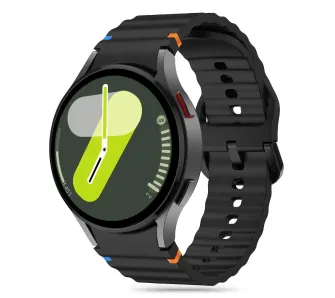 Pasek Tech-Protect Silicone Sport do Samsung Galaxy Watch 4/5/5 Pro/6/7/FE Czarny