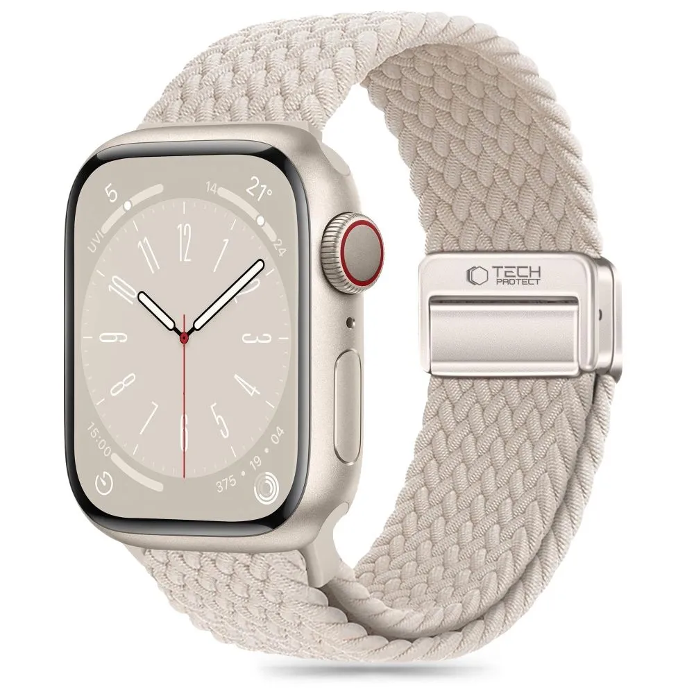 Pasek Tech-Protect Nylonmag do Apple Watch 38/40/41mm Beżowy